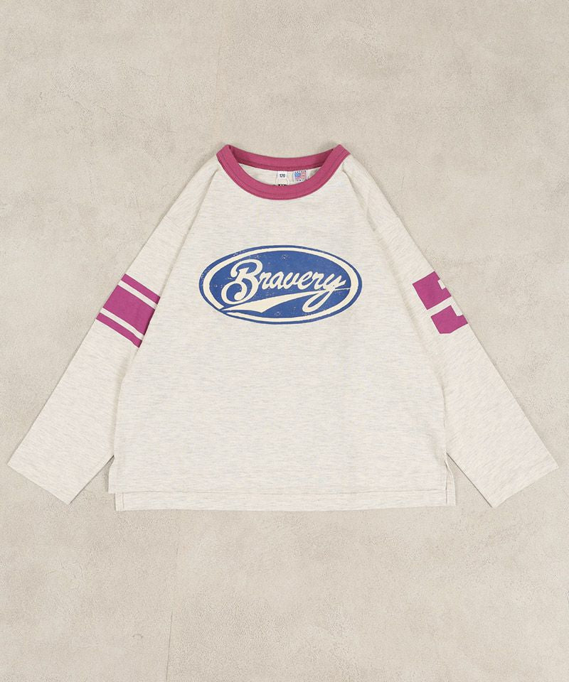 마키즈 키즈 티셔츠 일본 긴팔티 COTTON from USA 라인론 4컬러