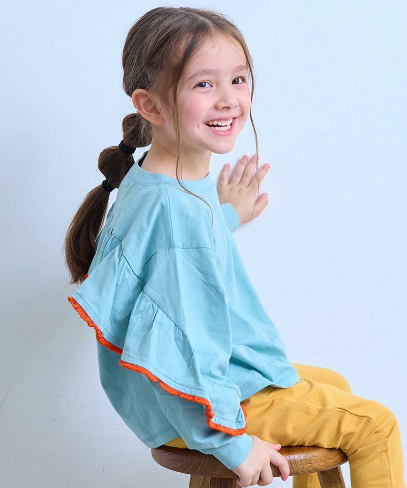 Makiz Kids T-shirt Japanese long-sleeved tee boa fleece snap jacket style 4 colors 