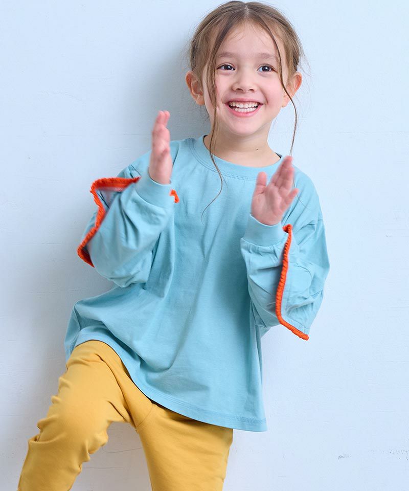 Makiz Kids T-shirt Japanese long-sleeved tee boa fleece snap jacket style 4 colors 