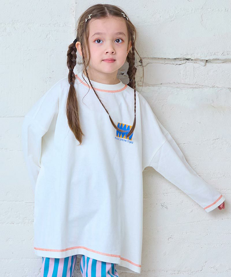 Makiz Kids T-shirt Japanese long-sleeved tee boa fleece snap jacket style 4 colors 