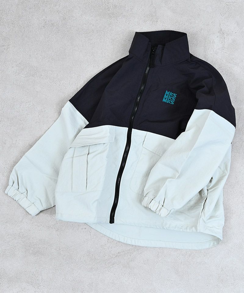 Makiz Kids T-shirt Japanese long-sleeved tee boa fleece snap jacket style 4 colors 