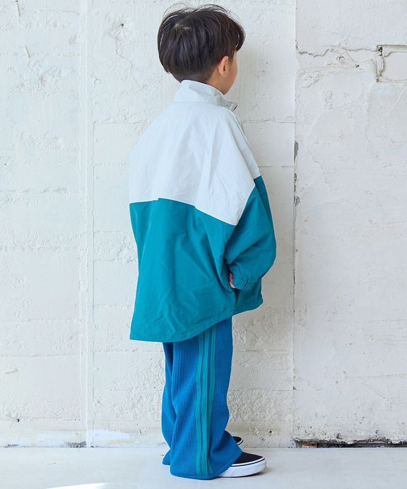 Makiz Kids T-shirt Japanese long-sleeved tee boa fleece snap jacket style 4 colors 