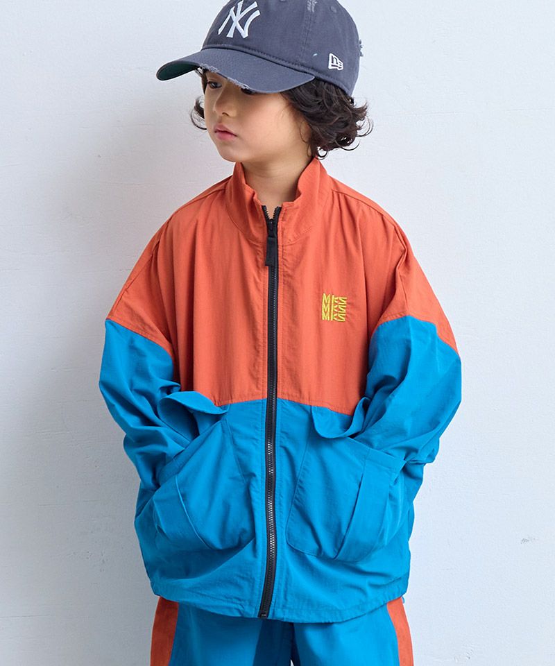 Makiz Kids T-shirt Japanese long-sleeved tee boa fleece snap jacket style 4 colors 