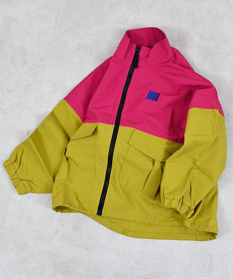 Makiz Kids T-shirt Japanese long-sleeved tee boa fleece snap jacket style 4 colors 