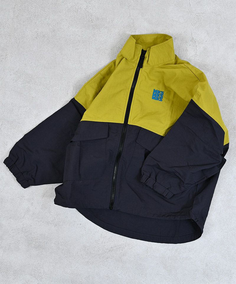 Makiz Kids T-shirt Japanese long-sleeved tee boa fleece snap jacket style 4 colors 