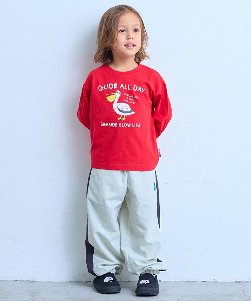 Makiz Kids T-shirt Japanese long-sleeved tee boa fleece snap jacket style 4 colors 