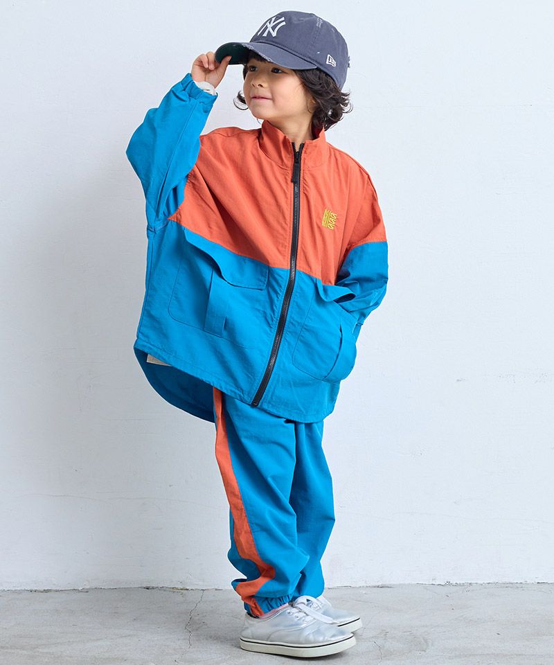 Makiz Kids T-shirt Japanese long-sleeved tee boa fleece snap jacket style 4 colors 