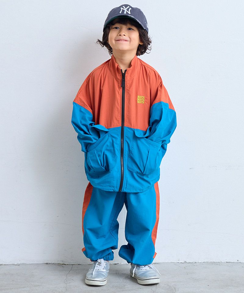 Makiz Kids T-shirt Japanese long-sleeved tee boa fleece snap jacket style 4 colors 