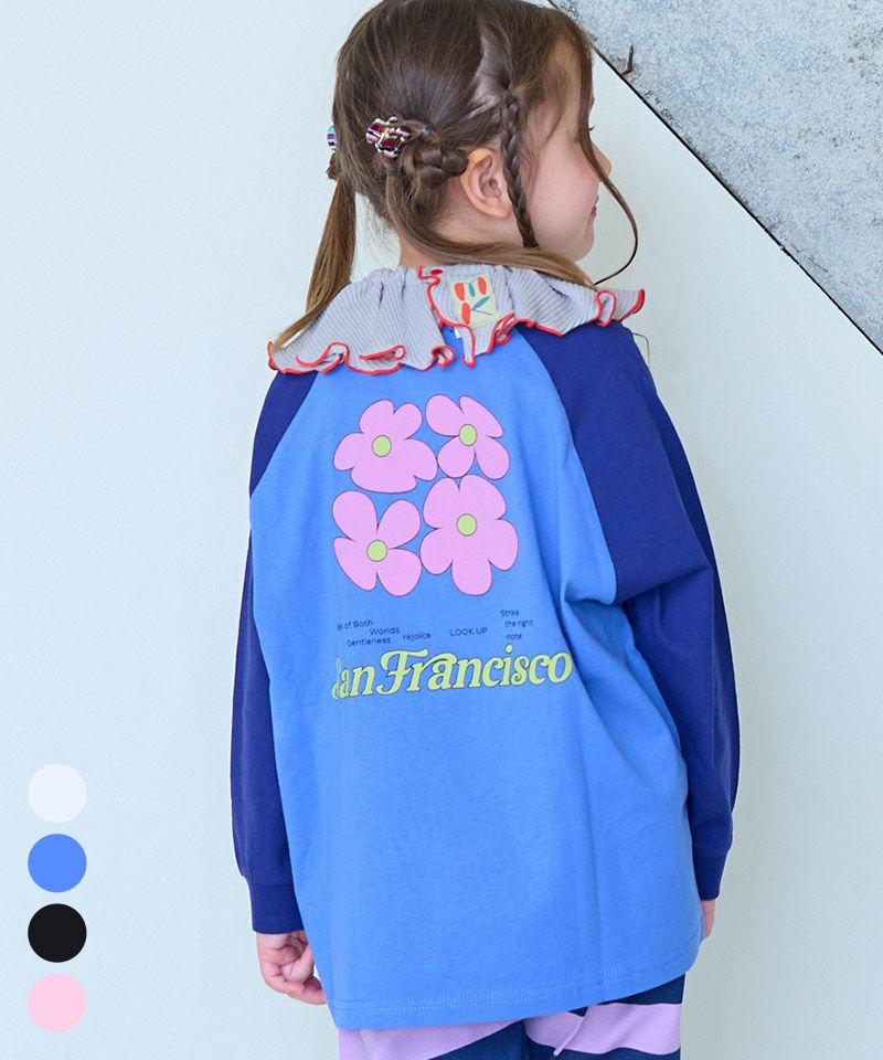 Makiz Kids T-shirt Japanese long-sleeved tee boa fleece snap jacket style 4 colors 