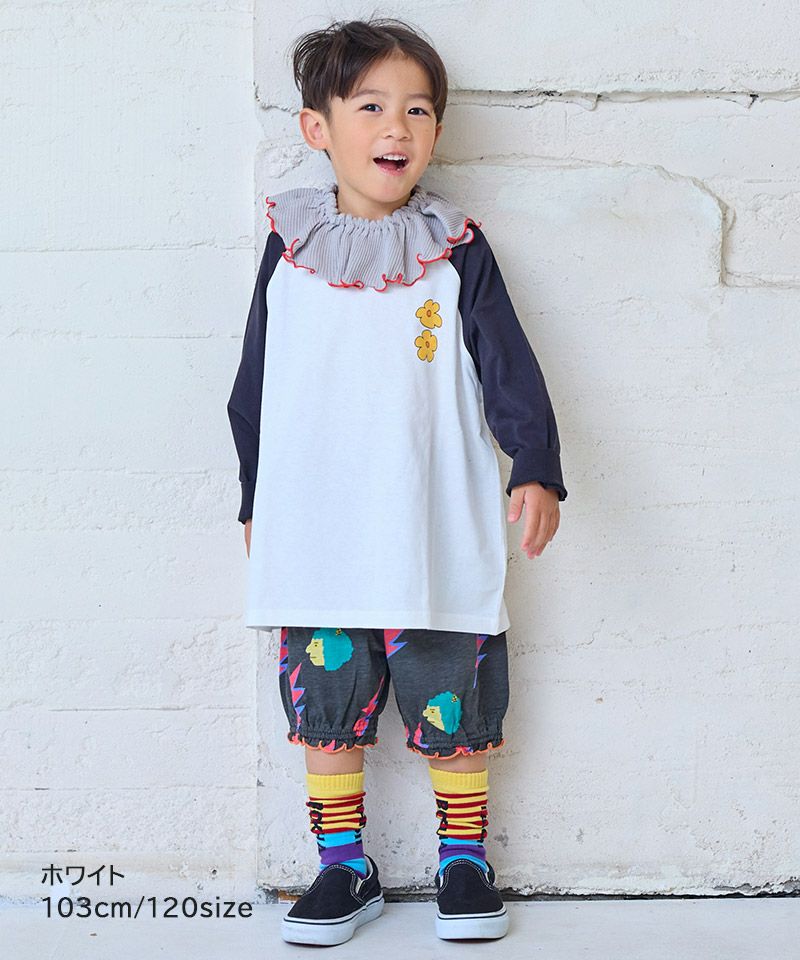 Makiz Kids T-shirt Japanese long-sleeved tee boa fleece snap jacket style 4 colors 