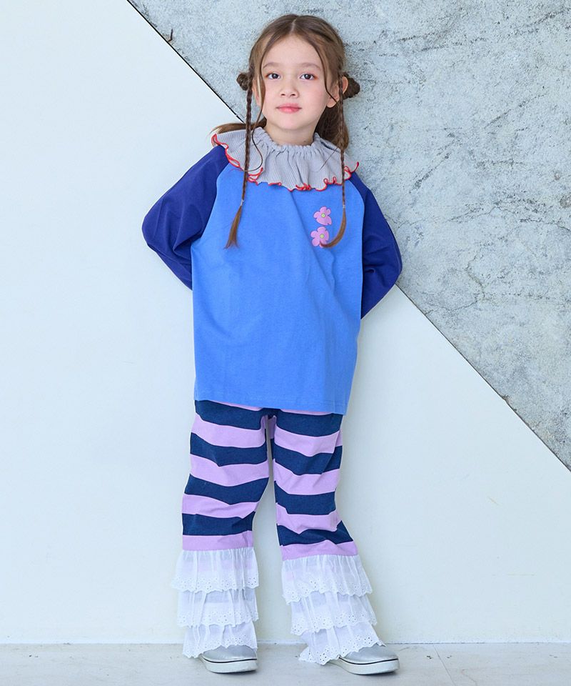 Makiz Kids T-shirt Japanese long-sleeved tee boa fleece snap jacket style 4 colors 