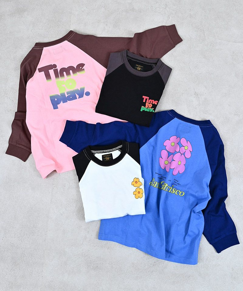 Makiz Kids T-shirt Japanese long-sleeved tee boa fleece snap jacket style 4 colors 