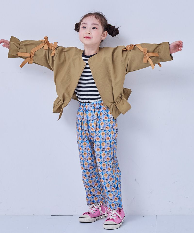Makiz Kids T-shirt Japanese long-sleeved tee boa fleece snap jacket style 4 colors 