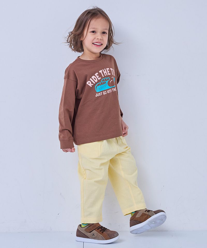 Makiz Kids T-shirt Japanese long-sleeved tee boa fleece snap jacket style 4 colors 