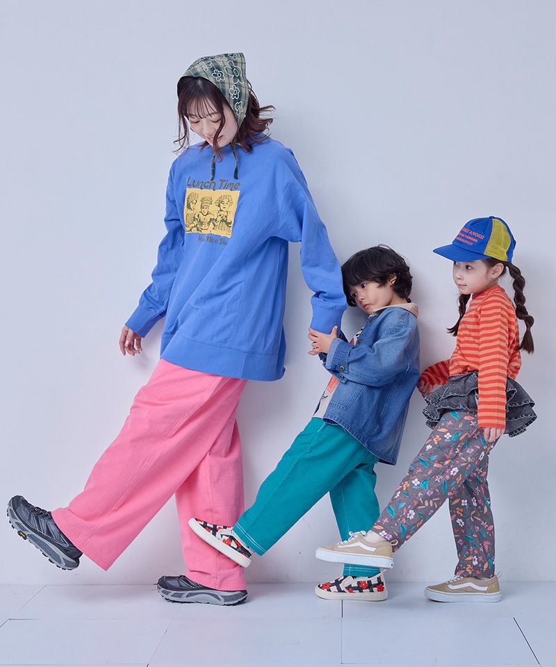Makiz Kids T-shirt Japanese long-sleeved tee boa fleece snap jacket style 4 colors 