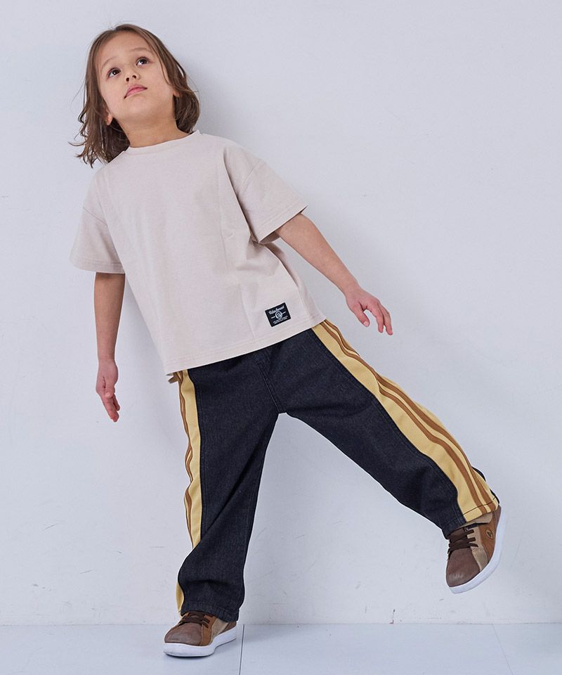 Makiz Kids T-shirt Japanese long-sleeved tee boa fleece snap jacket style 4 colors 