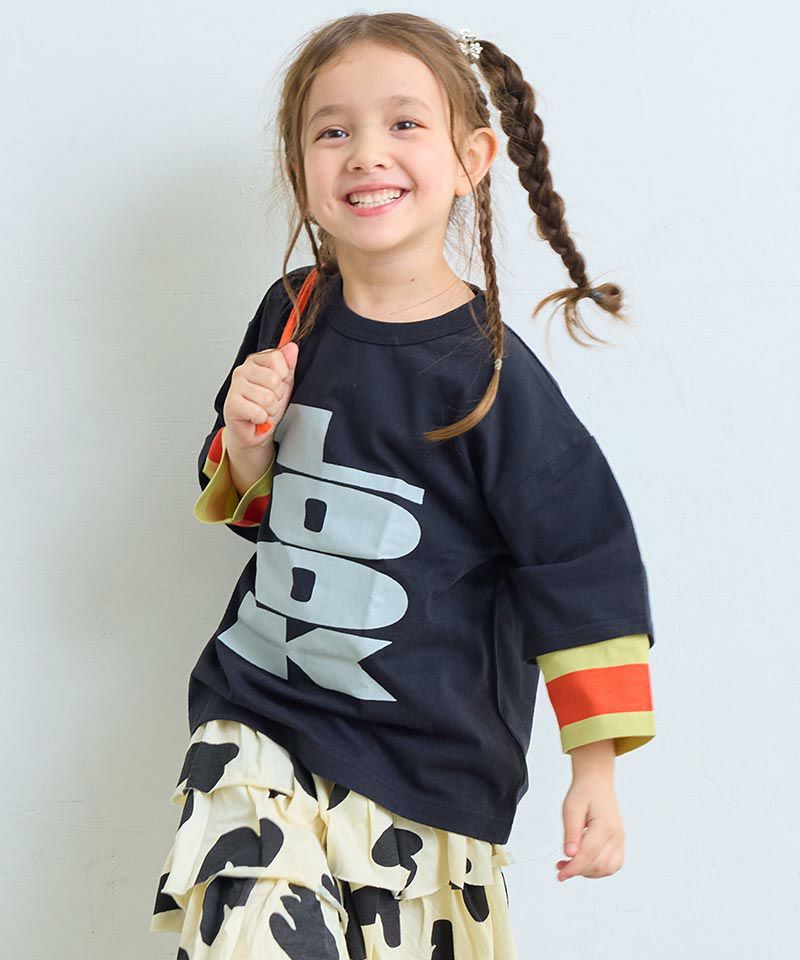 Makiz Kids T-shirt Japanese long-sleeved tee boa fleece snap jacket style 4 colors 