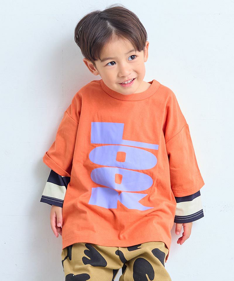 Makiz Kids T-shirt Japanese long-sleeved tee boa fleece snap jacket style 4 colors 