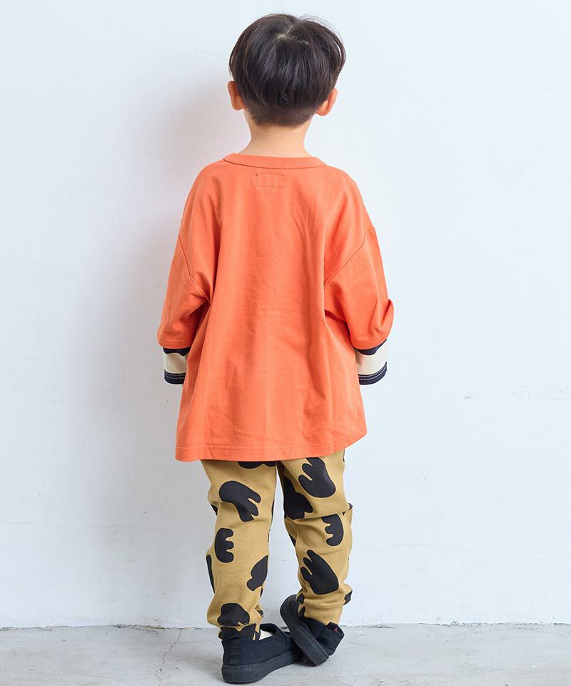 마키즈 키즈 티셔츠 일본 9부길이 레이어드 쓰리 브론티 3컬러