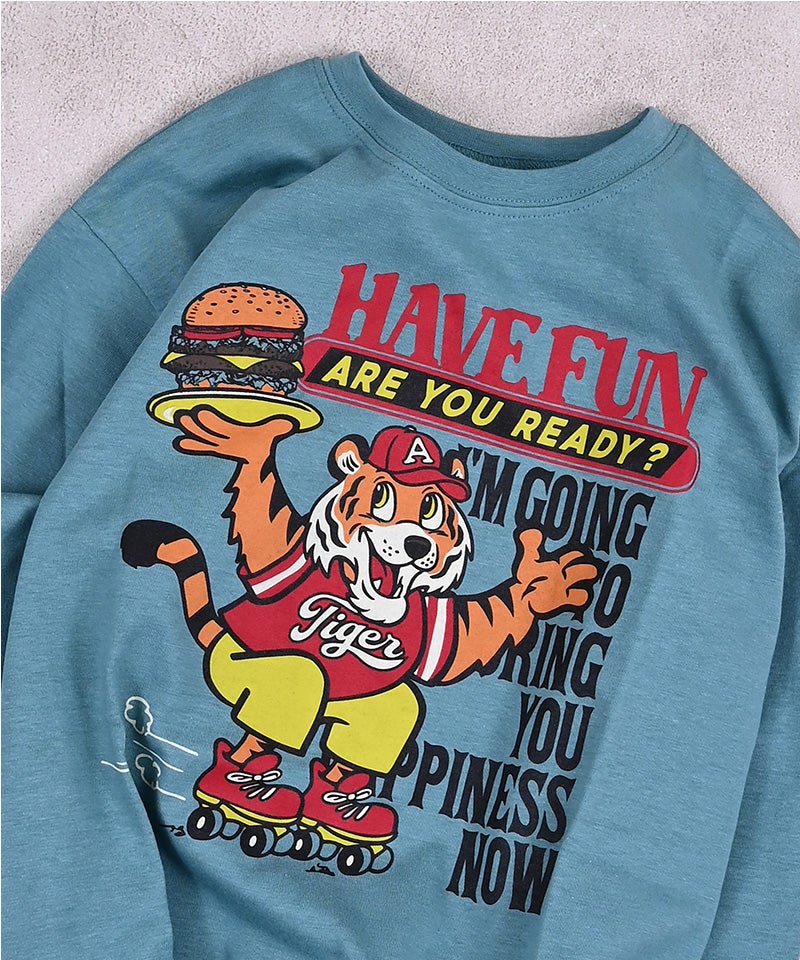 마키즈 키즈 티셔츠 일본 MARKEY'S 긴팔티 디자인 프린트 6컬러