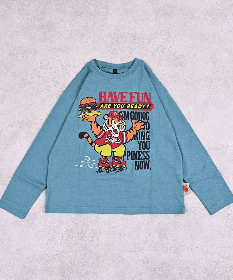 마키즈 키즈 티셔츠 일본 MARKEY'S 긴팔티 디자인 프린트 6컬러