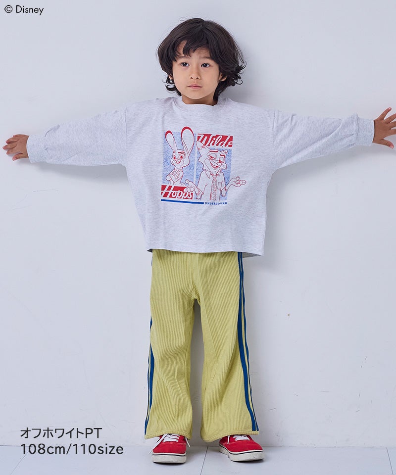마키즈 키즈 티셔츠 일본 MARKEY'S 긴팔티 주토피아 캐릭터 프린트 5컬러