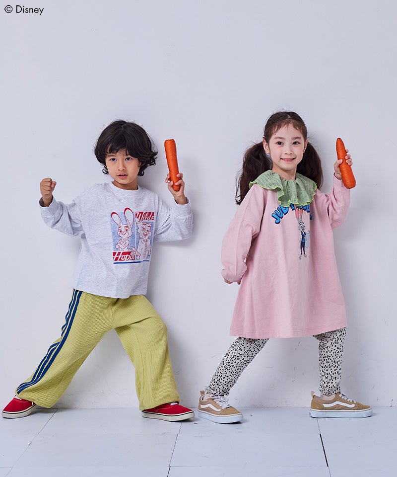 마키즈 키즈 치마 일본 MARKEY'S 원피스 디즈니 주토피아 프린트 3컬러
