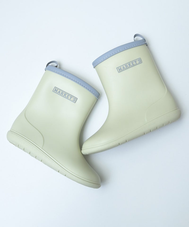 마키즈 키즈 장화 일본 MARKEY'S 레인슈즈 로고 심플 포인트 8컬러