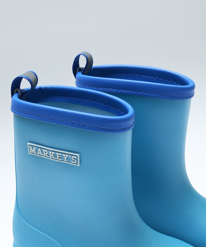 마키즈 키즈 장화 일본 MARKEY'S 레인슈즈 로고 심플 포인트 8컬러