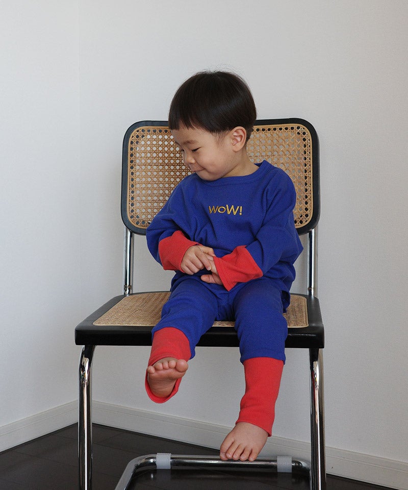 마키즈 베이비 바지 일본 MARKEY'S 아기 WOW 로고 원키 팬츠 4컬러