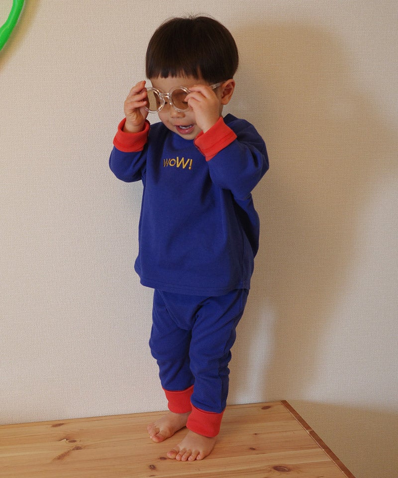 마키즈 베이비 바지 일본 MARKEY'S 아기 WOW 로고 원키 팬츠 4컬러