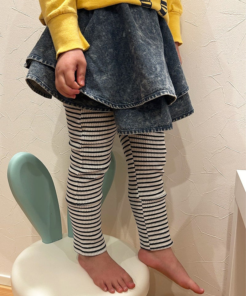 마키즈 베이비 바지 일본 MARKEY'S 아기 와플 스트라이프 팬츠 3컬러