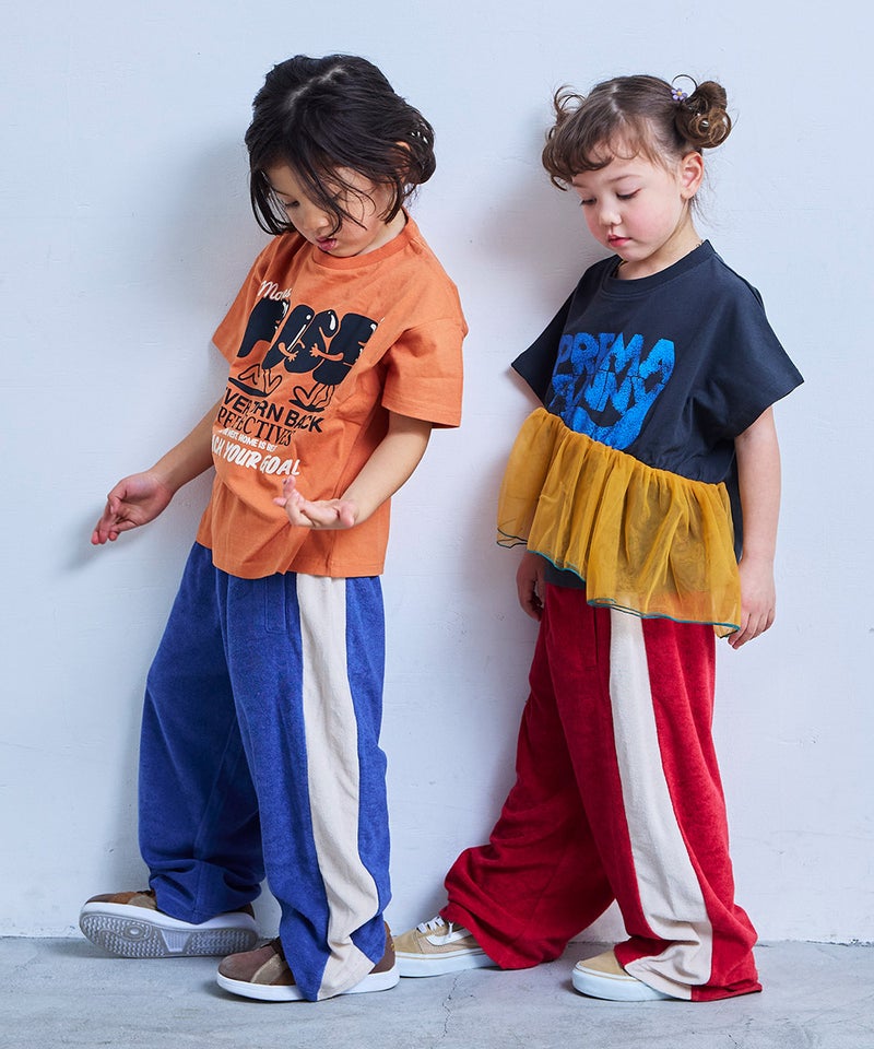 마키즈 키즈 바지 일본 MARKEY'S 더미 트랙 팬츠 4컬러