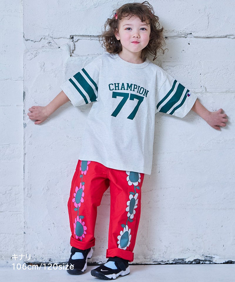 마키즈 키즈 티셔츠 일본 MARKEY'S 반팔티 챔피온 로고 풋볼티 3컬러
