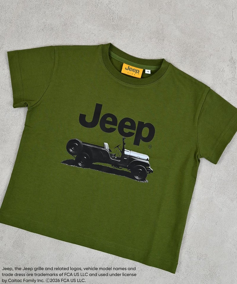 마키즈 키즈 티셔츠 일본 MARKEY'S 반팔티 JEEP® 로고 프린트 3컬러