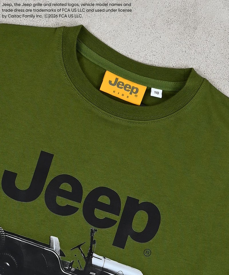 마키즈 키즈 티셔츠 일본 MARKEY'S 반팔티 JEEP® 로고 프린트 3컬러