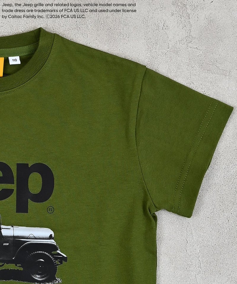 마키즈 키즈 티셔츠 일본 MARKEY'S 반팔티 JEEP® 로고 프린트 3컬러