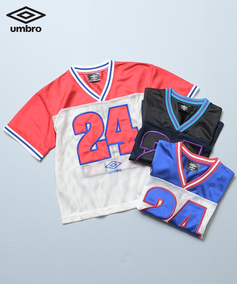 마키즈 키즈 티셔츠 일본 MARKEY'S 반팔티 UMBRO 풋볼 셔츠 130-150cm 3컬러
