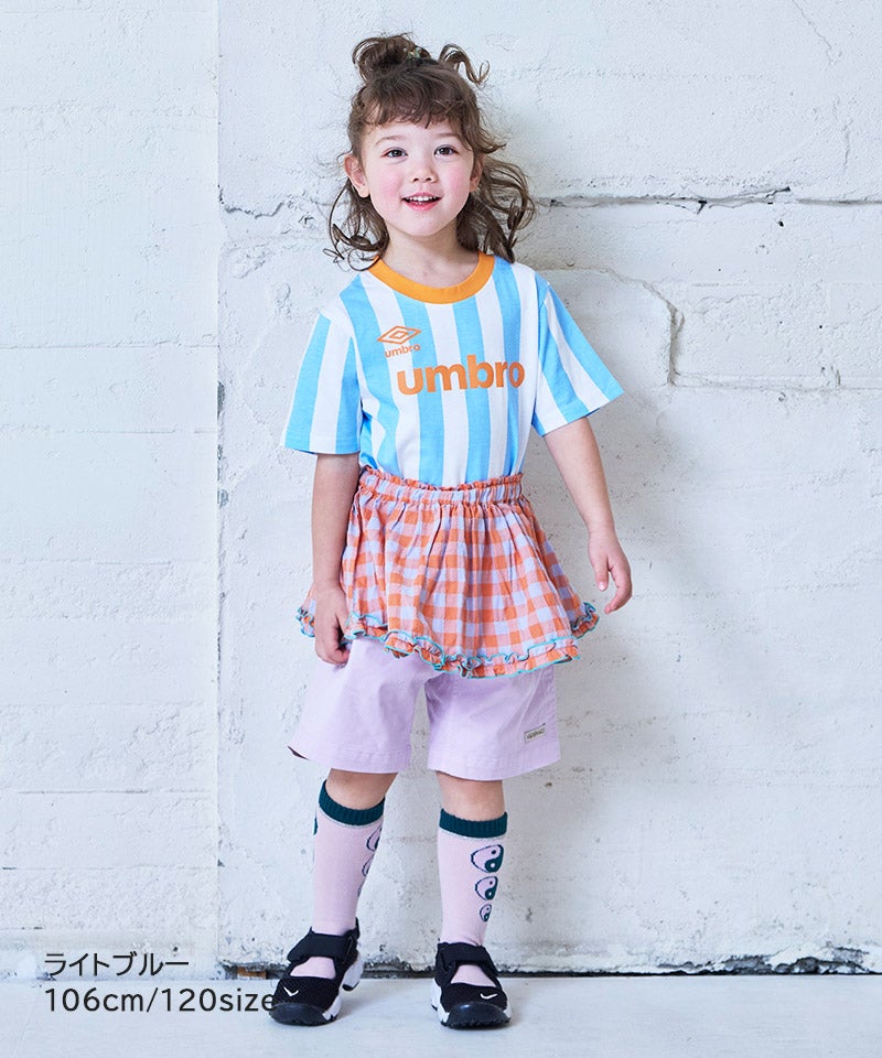 마키즈 키즈 티셔츠 일본 MARKEY'S 반팔티 UMBRO 80-120cm 2컬러