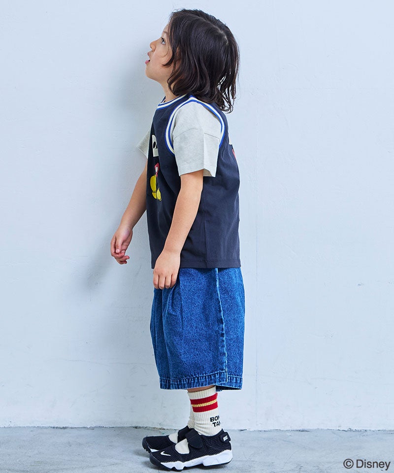 Makiz Kids T-shirt Japanese long-sleeved tee boa fleece snap jacket style 4 colors 
