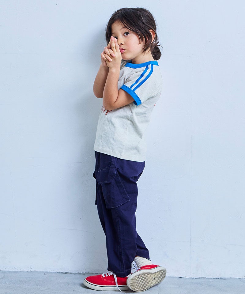 Makiz Kids T-shirt Japanese long-sleeved tee boa fleece snap jacket style 4 colors 