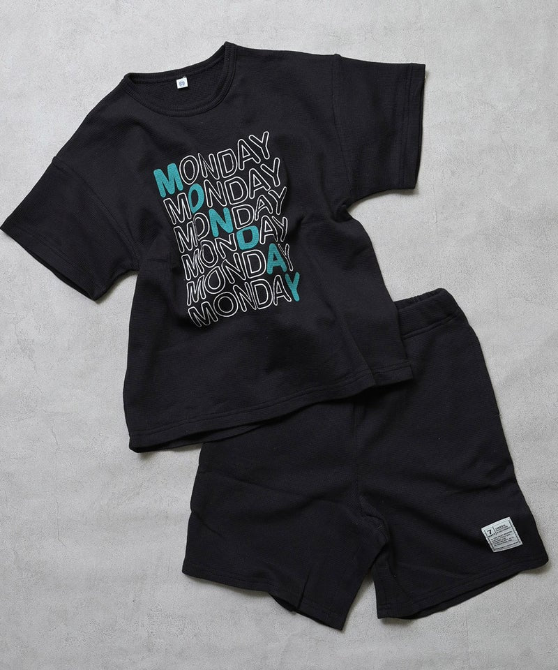 마키즈 키즈 셋업 일본 MARKEY'S 반팔티 반바지 위클리 썸머 프린트 7컬러