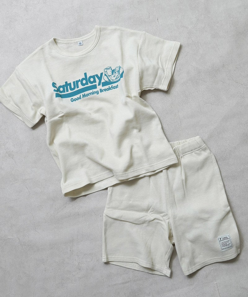 마키즈 키즈 셋업 일본 MARKEY'S 반팔티 반바지 위클리 썸머 프린트 7컬러