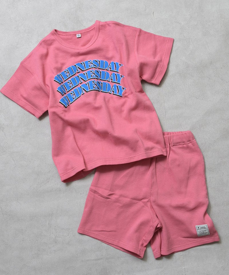 마키즈 키즈 셋업 일본 MARKEY'S 반팔티 반바지 위클리 썸머 프린트 7컬러