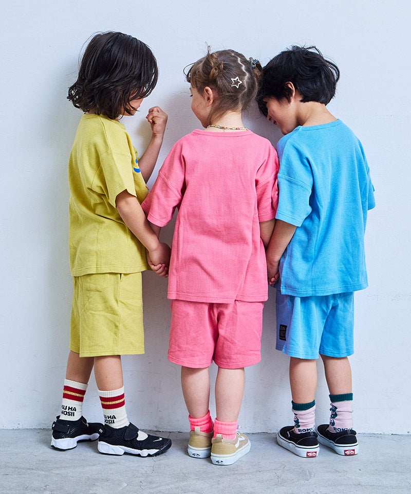 마키즈 키즈 셋업 일본 MARKEY'S 반팔티 반바지 위클리 썸머 프린트 7컬러