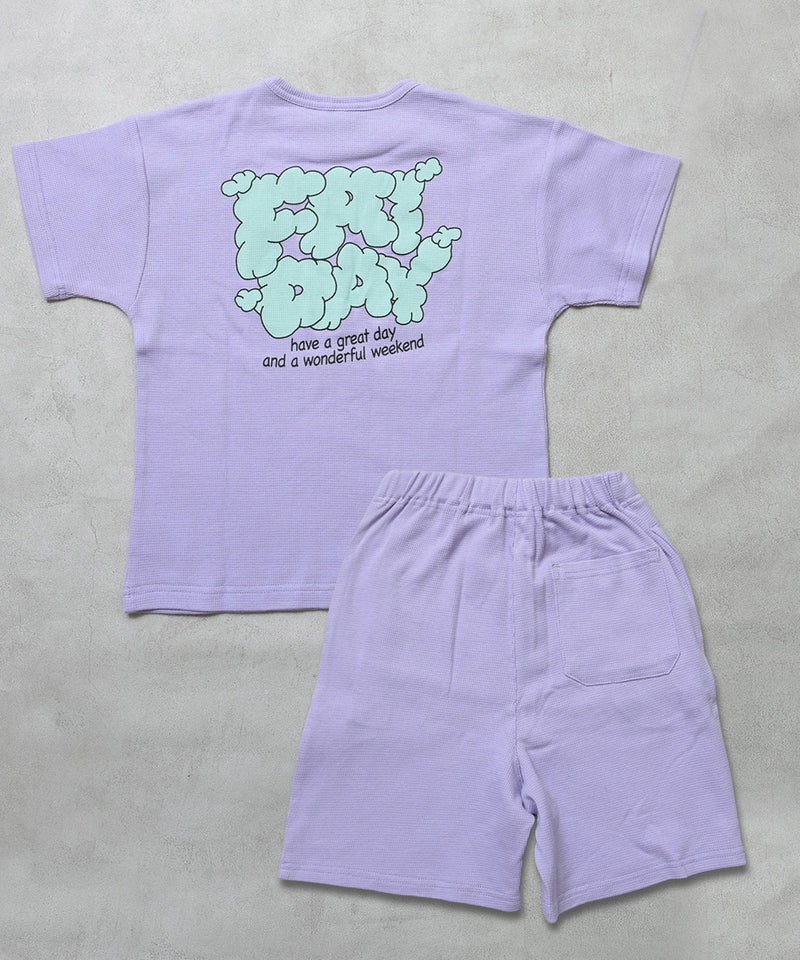 마키즈 키즈 셋업 일본 MARKEY'S 반팔티 반바지 위클리 썸머 프린트 7컬러