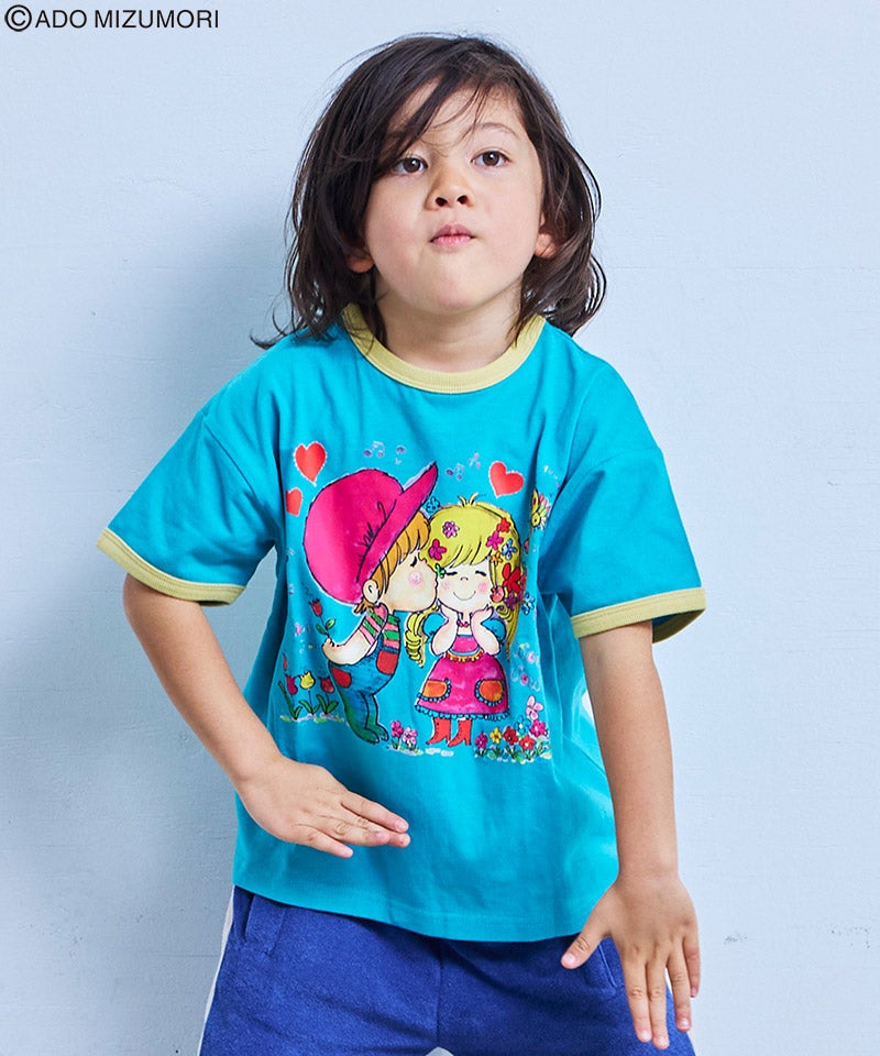 Makiz Kids T-shirt Japanese long-sleeved tee boa fleece snap jacket style 4 colors 