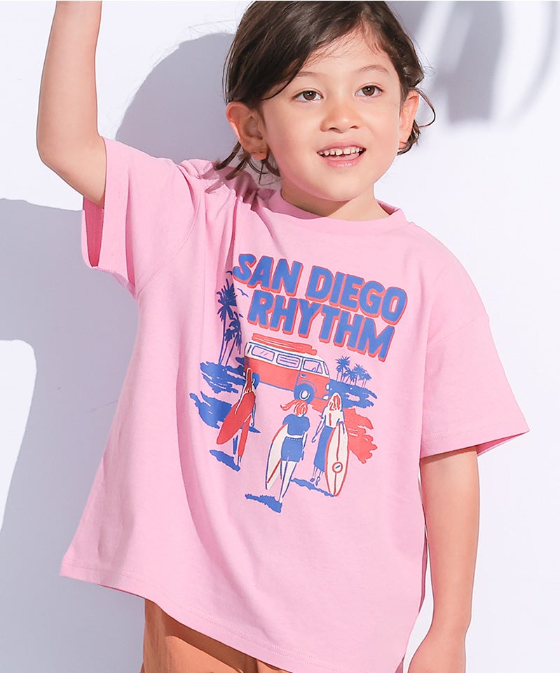 마키즈 키즈 티셔츠 일본 MARKEY'S 반팔티 썸머 서핑 프린트 10컬러