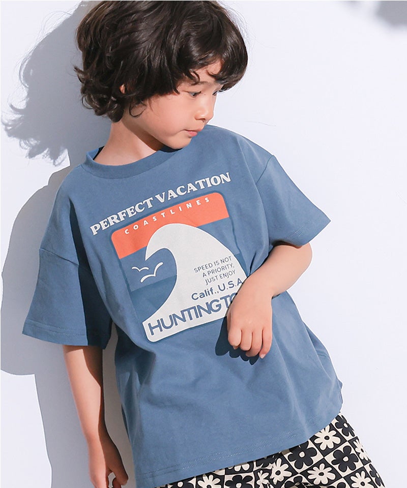 마키즈 키즈 티셔츠 일본 MARKEY'S 반팔티 썸머 서핑 프린트 10컬러