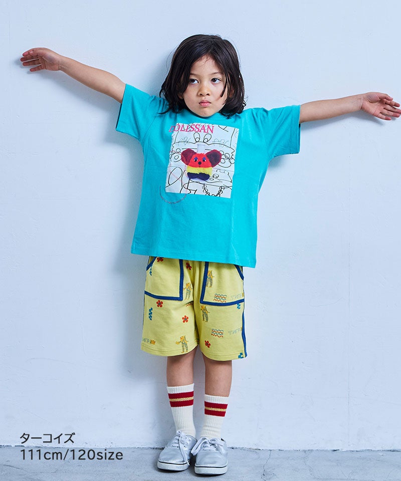 마키즈 키즈 티셔츠 일본 MARKEY'S 반팔티 DOLLSSAN KEBIN 프린트 3컬러